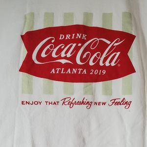 Drink Coca Cola Atlanta 2019 White T-shirt XL